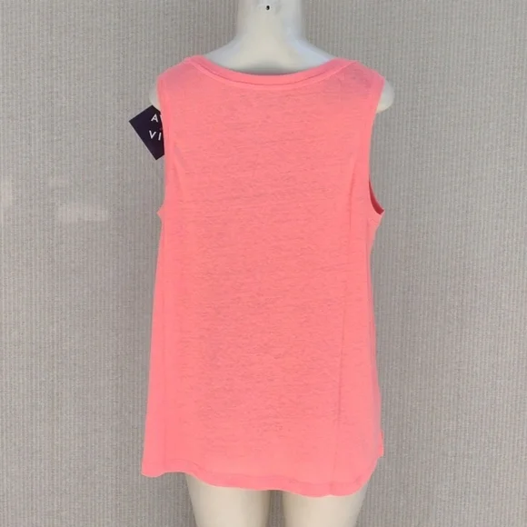 NWT Ava & Viv Sleeveless Orange Tanktop - Picture 3 of 6